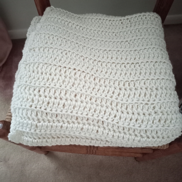 Handmade Crochet Blanket - Picture 2 of 3